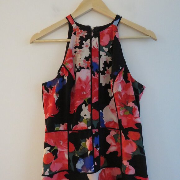 GUESS Floral Fit and Flare Sleeveless Asian Japanese Inspired Y2K - Size US 4 - Picture 3 of 15